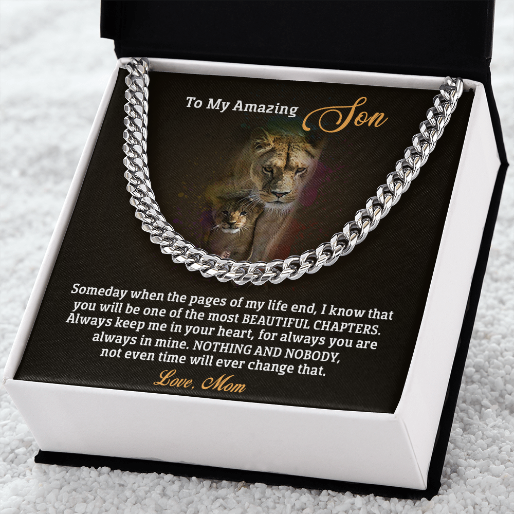 TO MY SON | CUBAN LINK CHAIN