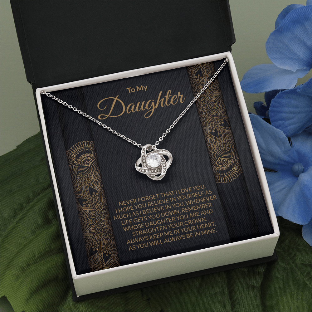 TO MY DAUGHTER | LOVE KNOT NECKLACE