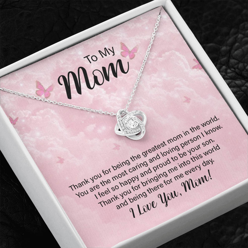 TO MY MOM | LOVE KNOT NECKLACE