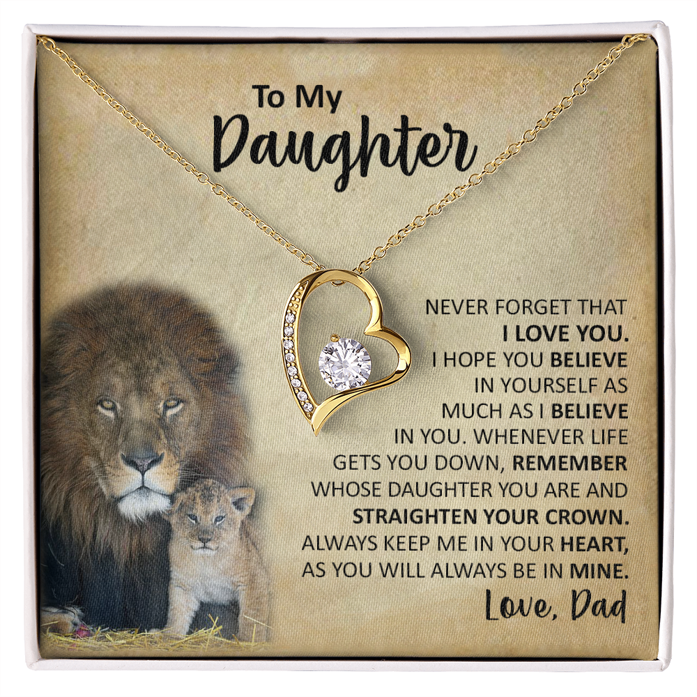 TO MY DAUGHTER | FOREVER LOVE NECKLACE